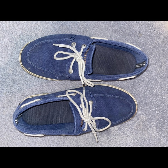 Used náutica  men’s stylish sneakers blue - Picture 8 of 9